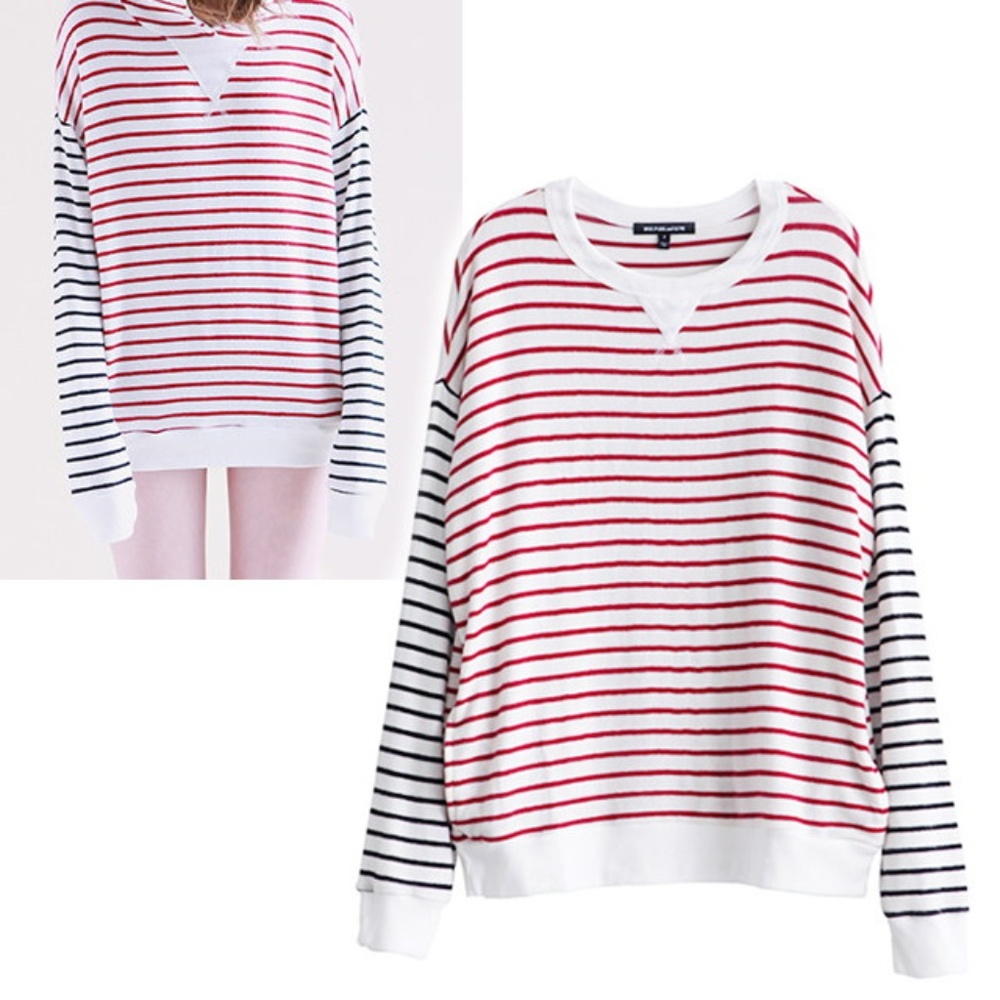 Iris Stripe Sweatshirt